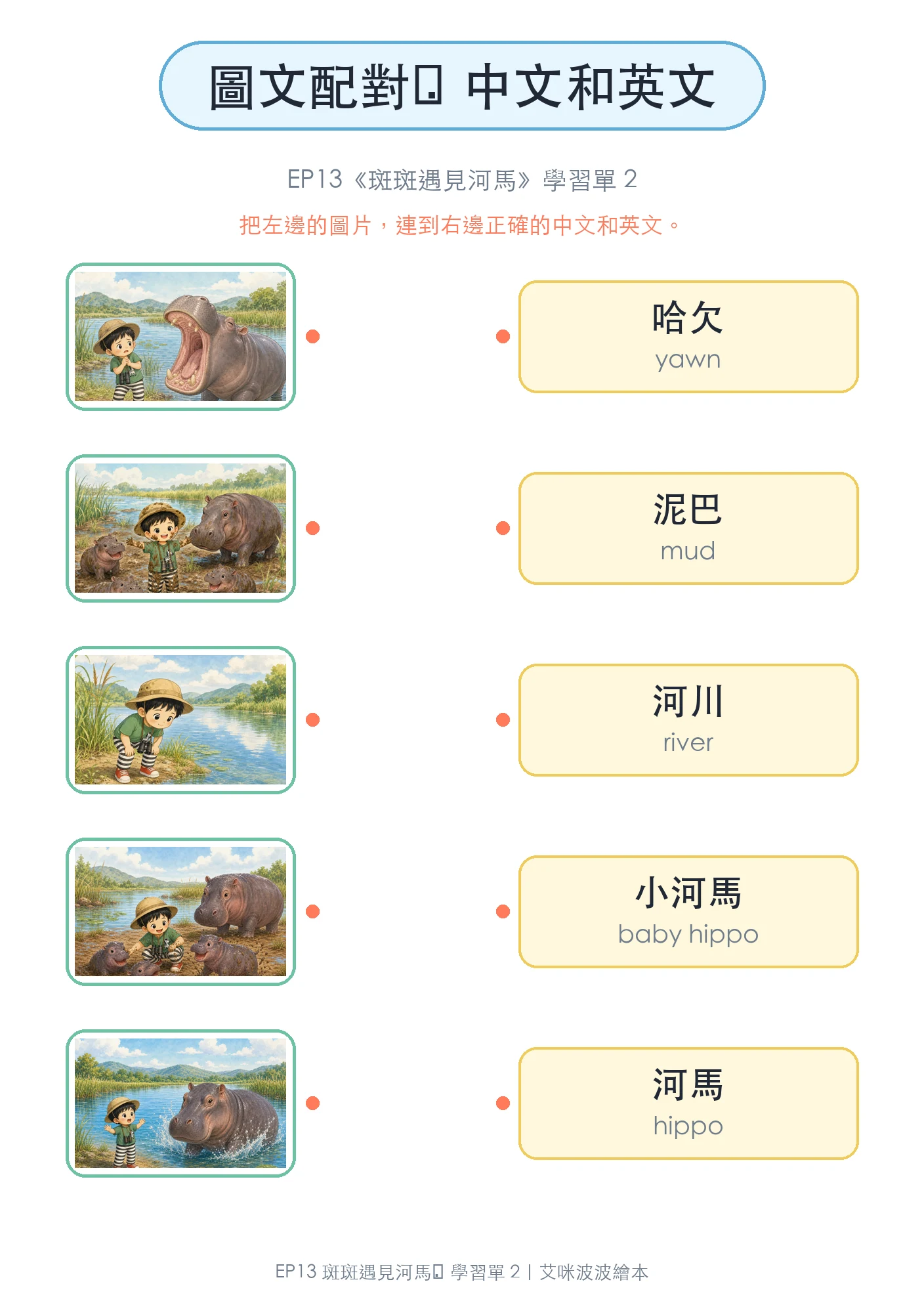 圖文配對（中英）