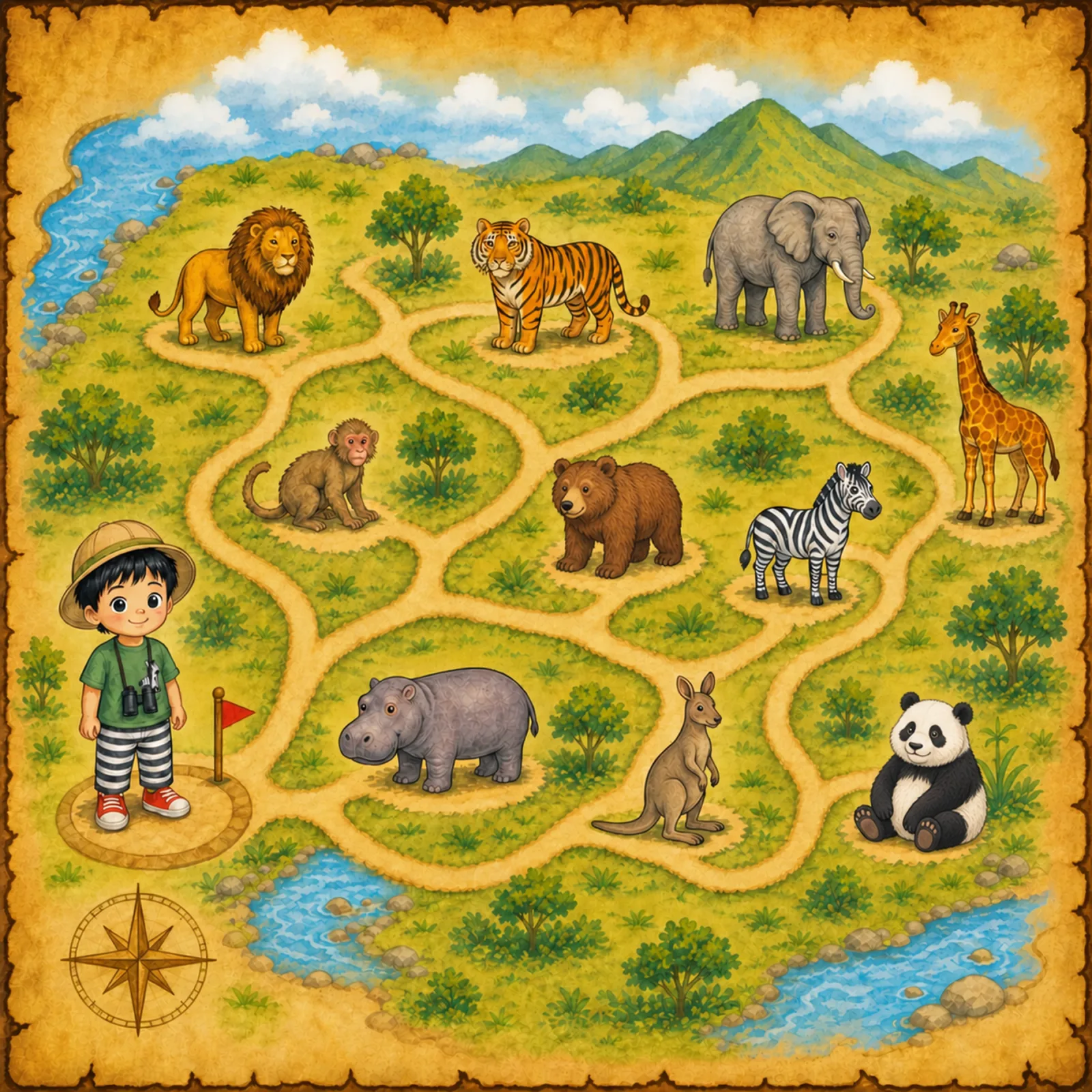 Ban-Ban's Adventure Map