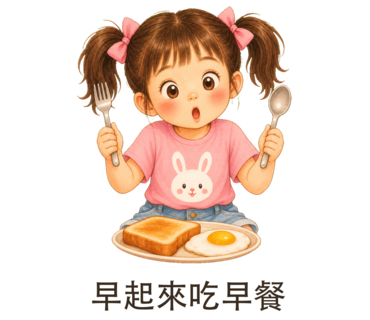 Tutu — Breakfast time
